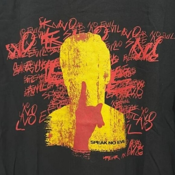 District black graphic T-shirt size L - Picture 2 of 5